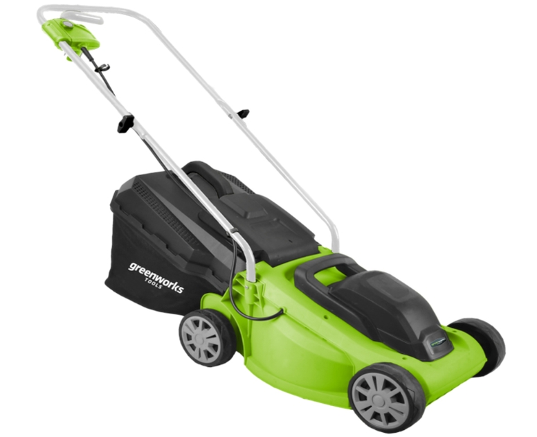 Газонокосилка электрическая Greenworks GLM1232, 1200 Вт, 33 см Газонокосилка электрическая Greenworks GLM1232, 1200 Вт, 33 см